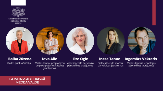 Apstiprināta VSIA "Latvijas Sabiedriskais medijs" valde 